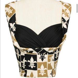 Trashy diva grand fleur honey crop top saints